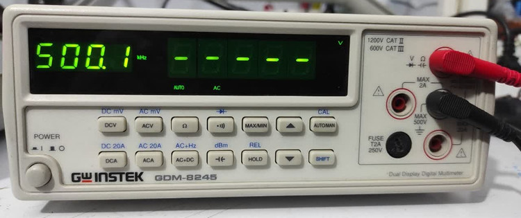 مولتی متر رومیزی حرفه ای گودویل ساخت تایوان مدل GDM-8245