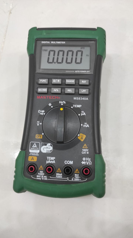 مولتیمتر دیجیتال حرفهای صنعتی مدل: MS8340A برند: MASTECH