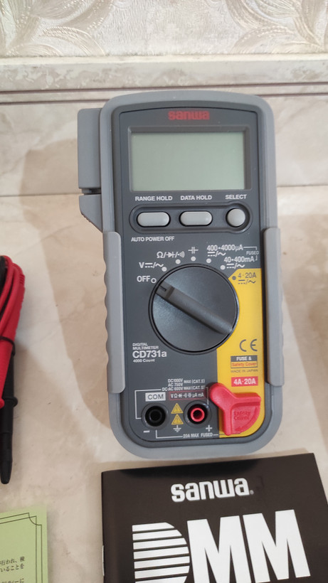 مولتیمتر دیجیتال حرفهای صنعتی مدل: CD731a برند: SANWA ساخت ژاپن