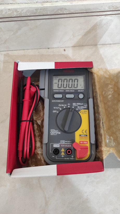 مولتیمتر دیجیتال حرفهای صنعتی مدل: CD731a برند: SANWA ساخت ژاپن
