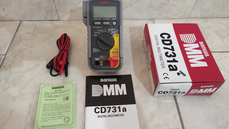 مولتیمتر دیجیتال حرفهای صنعتی مدل: CD731a برند: SANWA ساخت ژاپن