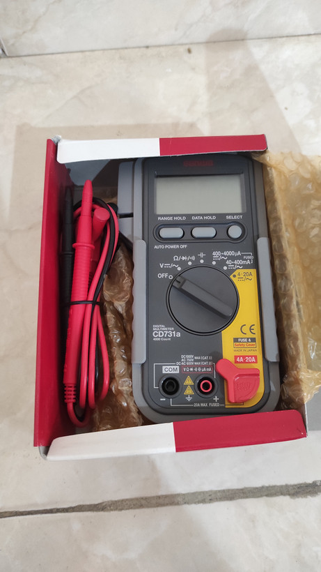 مولتیمتر دیجیتال حرفهای صنعتی مدل: CD731a برند: SANWA ساخت ژاپن